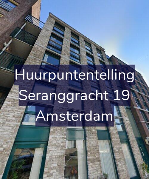 Foto gevel Huurpuntentelling voor Seranggracht 19, Amsterdam