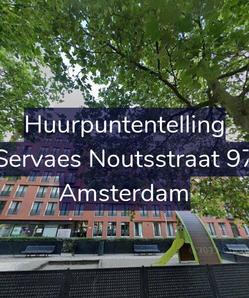Foto gevel Huurpuntentelling voor Servaes Noutsstraat 97, Amsterdam