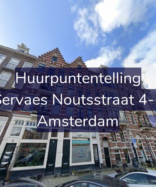 Foto gevel Huurpuntentelling voor Servaes Noutsstraat 4-1, Amsterdam