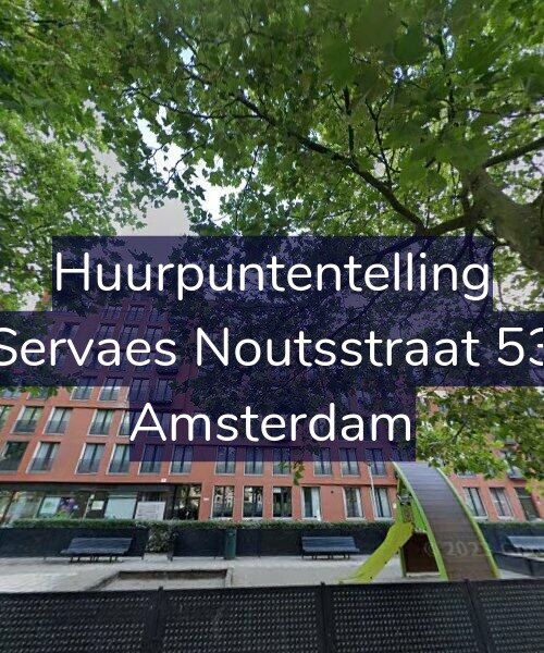 Foto gevel Huurpuntentelling voor Servaes Noutsstraat 53, Amsterdam