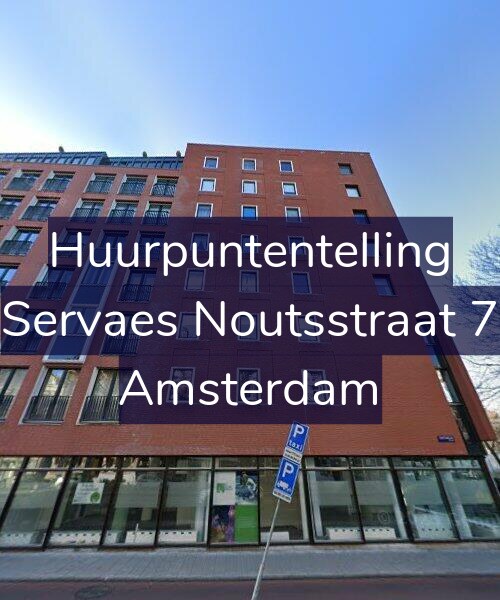 Foto gevel Huurpuntentelling voor Servaes Noutsstraat 7, Amsterdam
