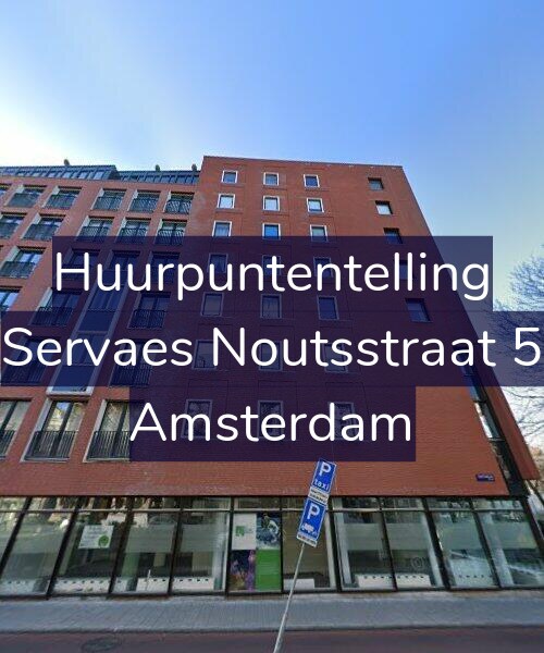 Foto gevel Huurpuntentelling voor Servaes Noutsstraat 5, Amsterdam