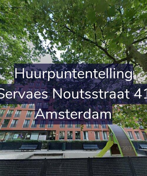 Foto gevel Huurpuntentelling voor Servaes Noutsstraat 41, Amsterdam
