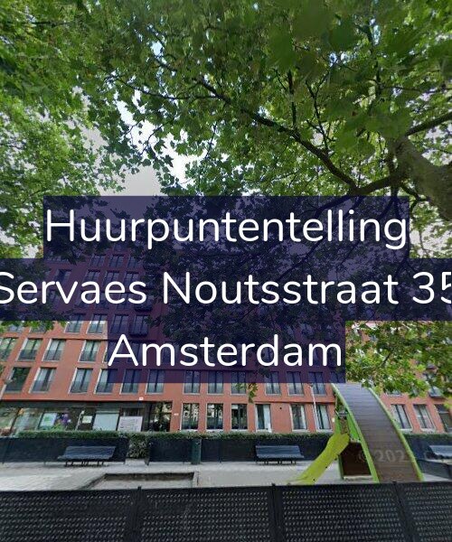 Foto gevel Huurpuntentelling voor Servaes Noutsstraat 35, Amsterdam