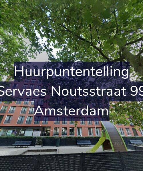 Foto gevel Huurpuntentelling voor Servaes Noutsstraat 99, Amsterdam