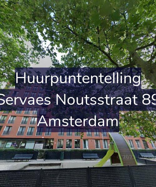 Foto gevel Huurpuntentelling voor Servaes Noutsstraat 89, Amsterdam