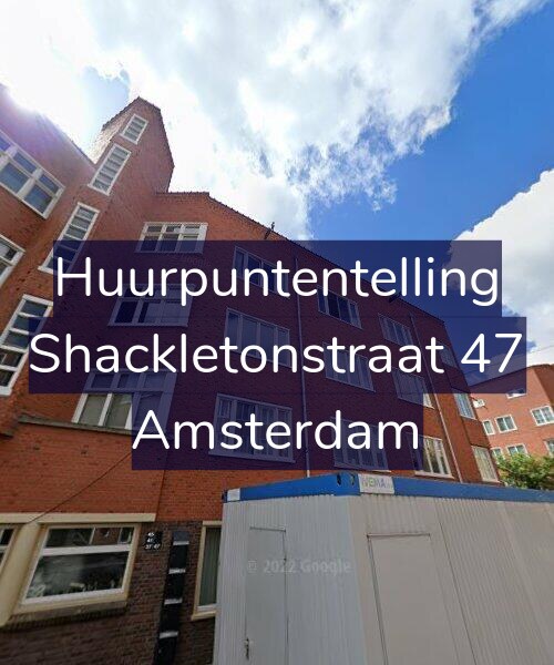Foto gevel Huurpuntentelling voor Shackletonstraat 47, Amsterdam