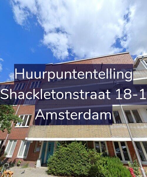 Foto gevel Huurpuntentelling voor Shackletonstraat 18-1, Amsterdam