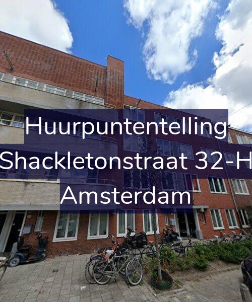 Foto gevel Huurpuntentelling voor Shackletonstraat 32-H, Amsterdam