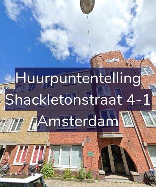 Foto gevel Huurpuntentelling voor Shackletonstraat 4-1, Amsterdam