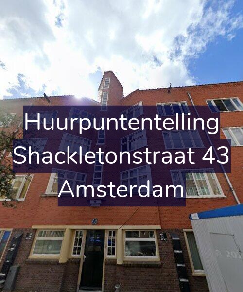 Foto gevel Huurpuntentelling voor Shackletonstraat 43, Amsterdam