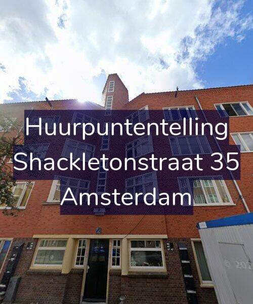 Foto gevel Huurpuntentelling voor Shackletonstraat 35, Amsterdam