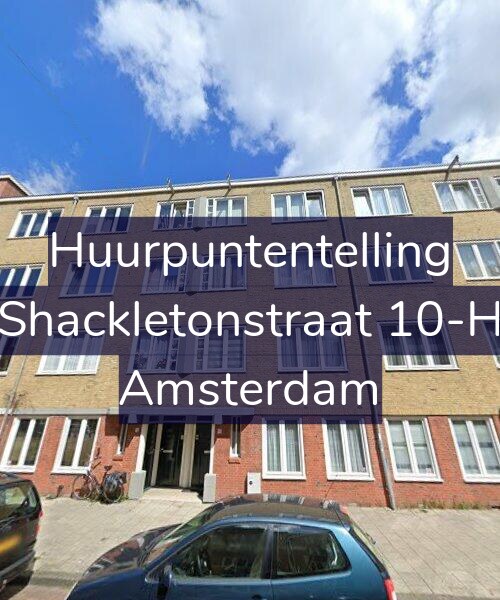 Foto gevel Huurpuntentelling voor Shackletonstraat 10-H, Amsterdam