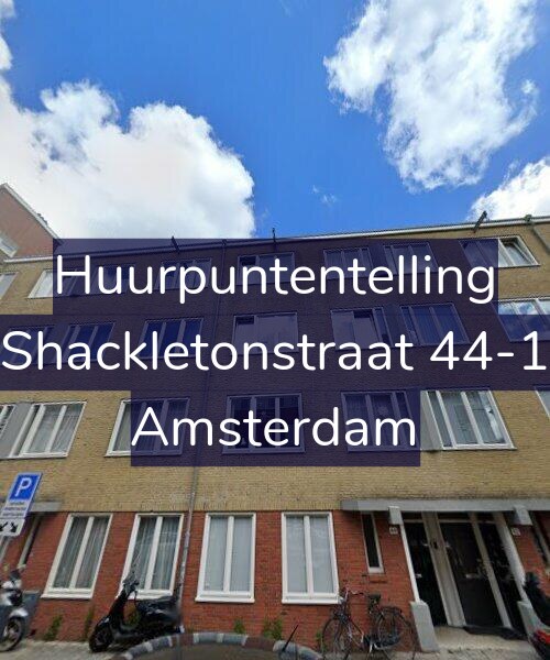 Foto gevel Huurpuntentelling voor Shackletonstraat 44-1, Amsterdam