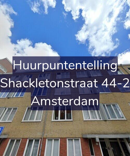 Foto gevel Huurpuntentelling voor Shackletonstraat 44-2, Amsterdam