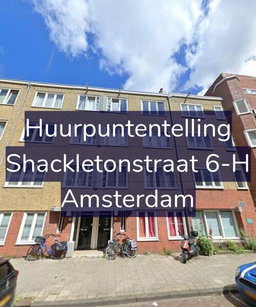 Foto gevel Huurpuntentelling voor Shackletonstraat 6-H, Amsterdam
