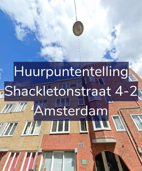 Foto gevel Huurpuntentelling voor Shackletonstraat 4-2, Amsterdam