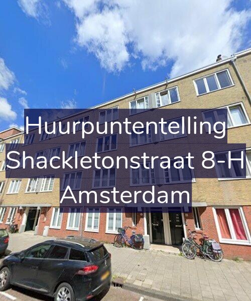 Foto gevel Huurpuntentelling voor Shackletonstraat 8-H, Amsterdam