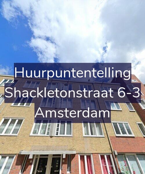 Foto gevel Huurpuntentelling voor Shackletonstraat 6-3, Amsterdam