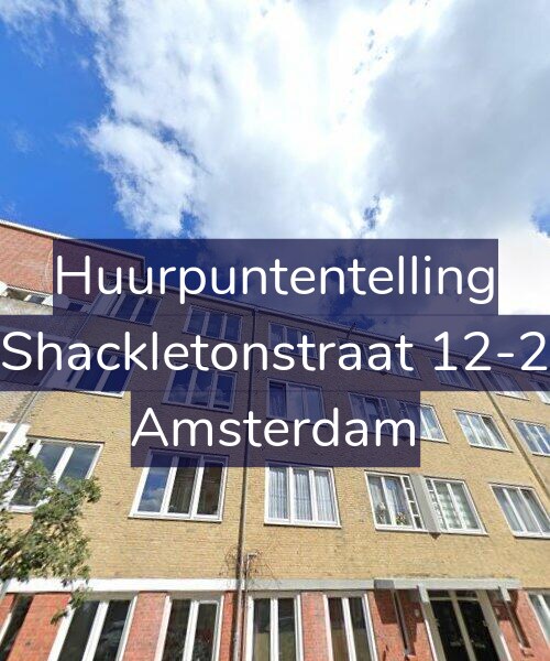 Foto gevel Huurpuntentelling voor Shackletonstraat 12-2, Amsterdam