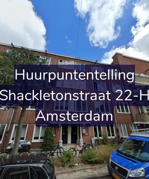Foto gevel Huurpuntentelling voor Shackletonstraat 22-H, Amsterdam