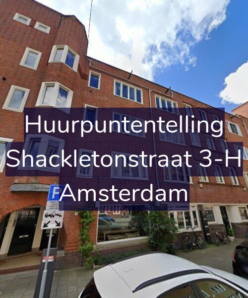 Foto gevel Huurpuntentelling voor Shackletonstraat 3-H, Amsterdam
