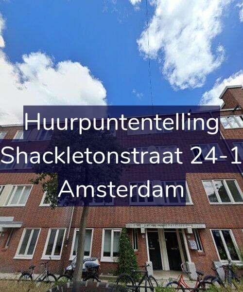 Foto gevel Huurpuntentelling voor Shackletonstraat 24-1, Amsterdam