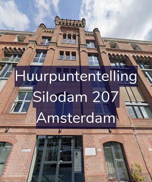 Foto gevel Huurpuntentelling voor Silodam 207, Amsterdam