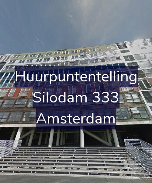 Foto gevel Huurpuntentelling voor Silodam 333, Amsterdam