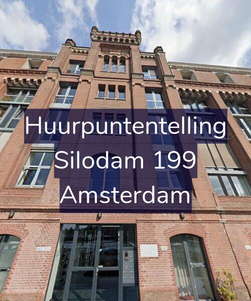 Foto gevel Huurpuntentelling voor Silodam 199, Amsterdam