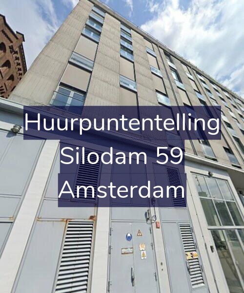 Foto gevel Huurpuntentelling voor Silodam 59, Amsterdam