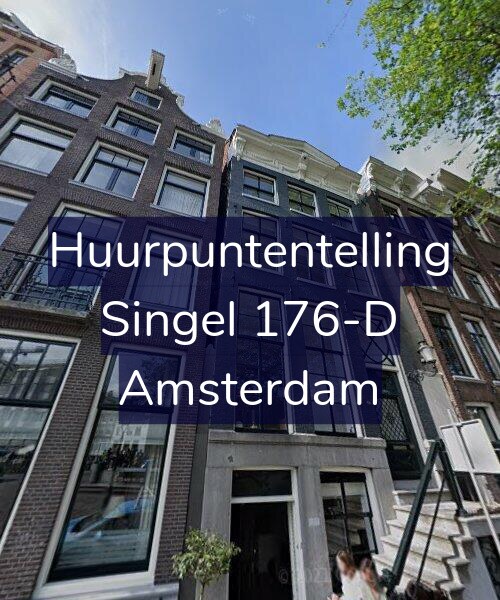 Foto gevel Huurpuntentelling voor Singel 176-D, Amsterdam