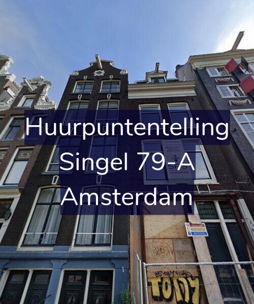 Foto gevel Huurpuntentelling voor Singel 79-A, Amsterdam
