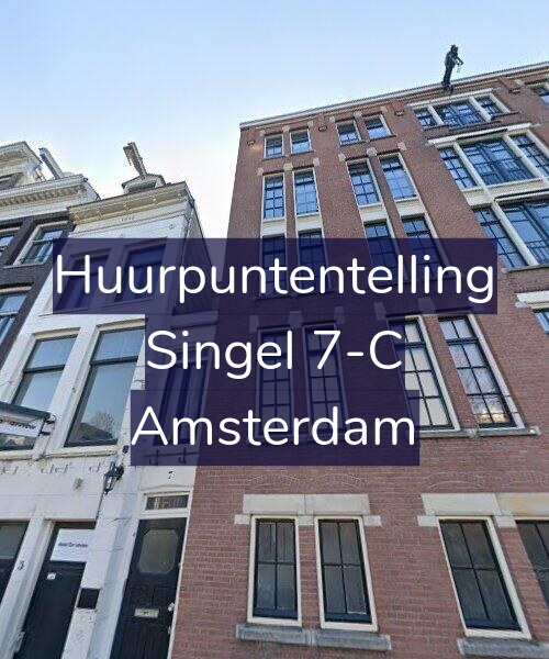Foto gevel Huurpuntentelling voor Singel 7-C, Amsterdam