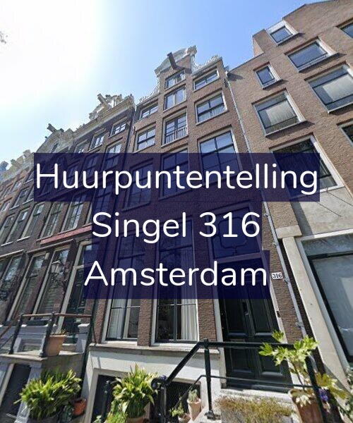 Foto gevel Huurpuntentelling voor Singel 316, Amsterdam