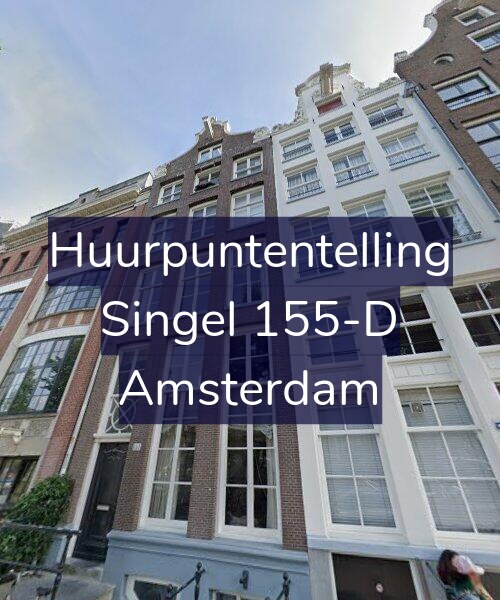 Foto gevel Huurpuntentelling voor Singel 155-D, Amsterdam