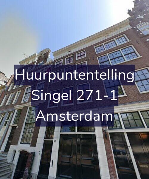 Foto gevel Huurpuntentelling voor Singel 271-1, Amsterdam