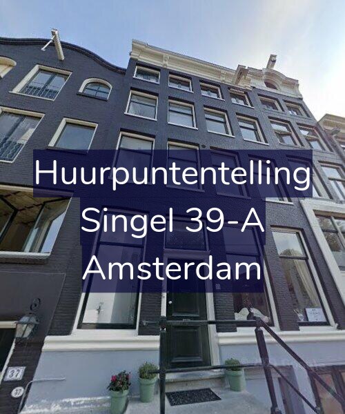 Foto gevel Huurpuntentelling voor Singel 39-A, Amsterdam