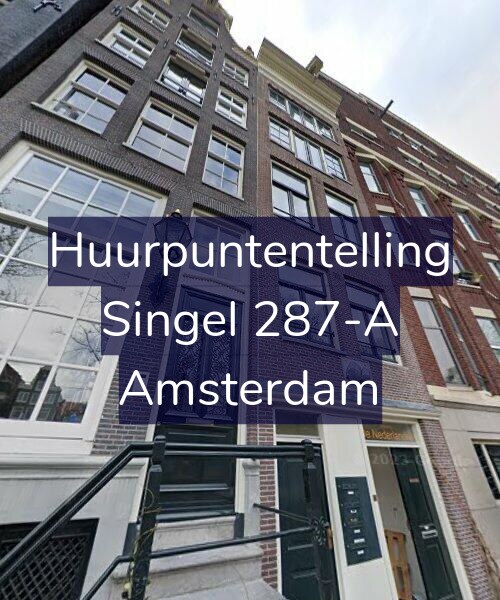 Foto gevel Huurpuntentelling voor Singel 287-A, Amsterdam