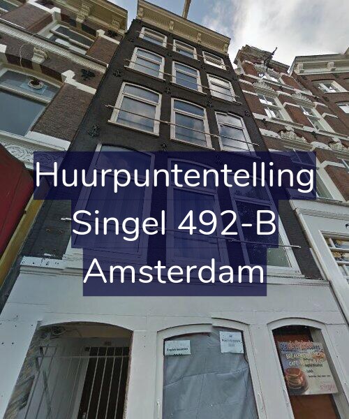 Foto gevel Huurpuntentelling voor Singel 492-B, Amsterdam