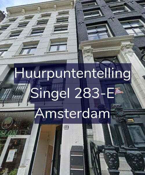 Foto gevel Huurpuntentelling voor Singel 283-E, Amsterdam