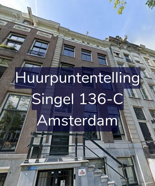 Foto gevel Huurpuntentelling voor Singel 136-C, Amsterdam
