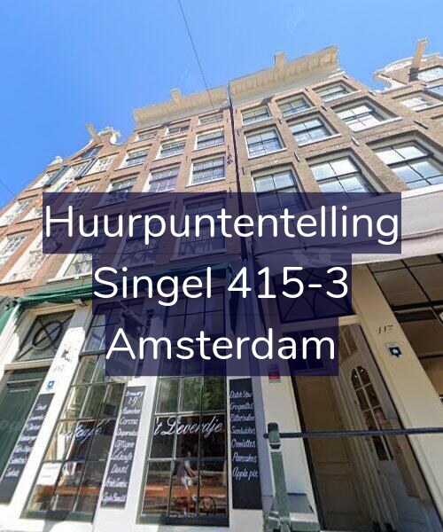 Foto gevel Huurpuntentelling voor Singel 415-3, Amsterdam