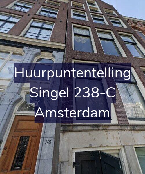 Foto gevel Huurpuntentelling voor Singel 238-C, Amsterdam