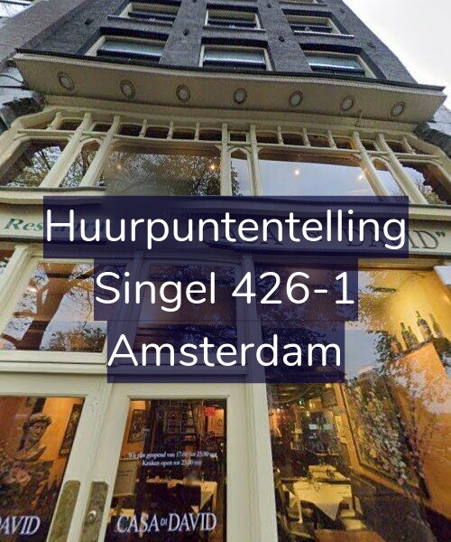 Foto gevel Huurpuntentelling voor Singel 426-1, Amsterdam