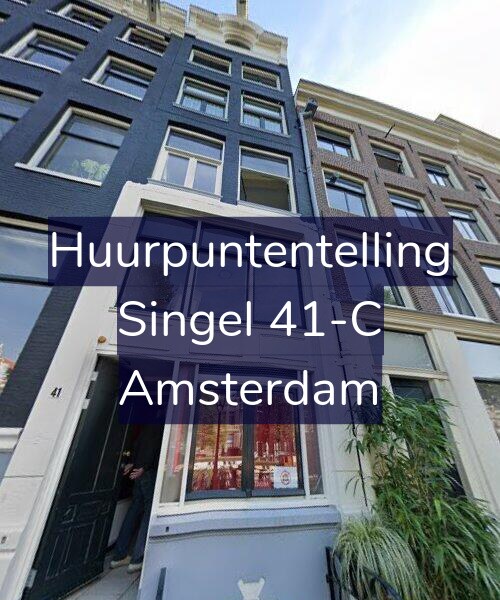 Foto gevel Huurpuntentelling voor Singel 41-C, Amsterdam