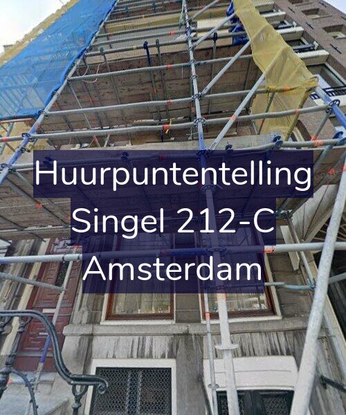 Foto gevel Huurpuntentelling voor Singel 212-C, Amsterdam