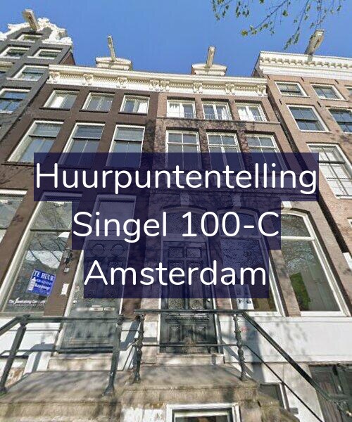 Foto gevel Huurpuntentelling voor Singel 100-C, Amsterdam