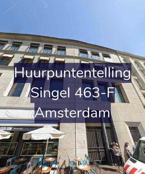 Foto gevel Huurpuntentelling voor Singel 463-F, Amsterdam