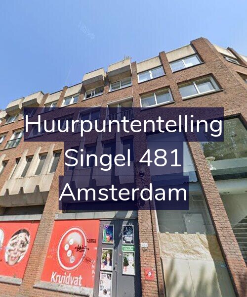 Foto gevel Huurpuntentelling voor Singel 481, Amsterdam